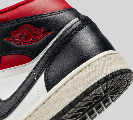 Jordan 1 Mid Gym Red Panda (Women's) Size 5US