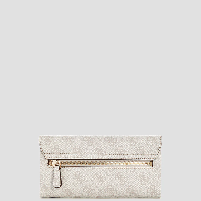 GUESS noelle crossbody organiser bag White