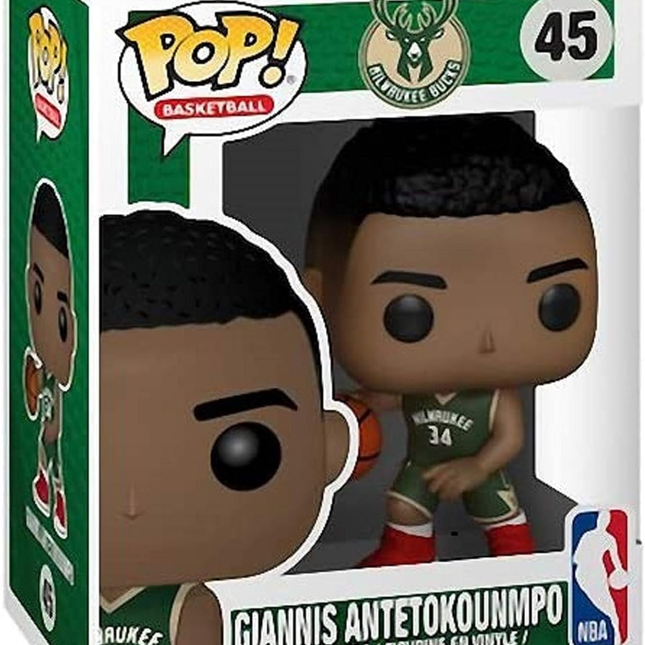 Giannis Antetokounmpo #45 Funko Pop! vinyl + free case (US IMPORT)