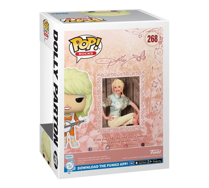 Dolly Parton Diamond Glitter Funko Pop! Vinyl Figure #268 + FREE CASE