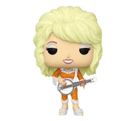 Dolly Parton Diamond Glitter Funko Pop! Vinyl Figure #268 + FREE CASE