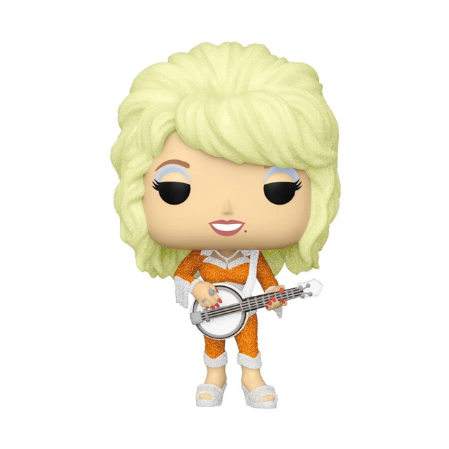 Dolly Parton Diamond Glitter Funko Pop! Vinyl Figure #268 + FREE CASE