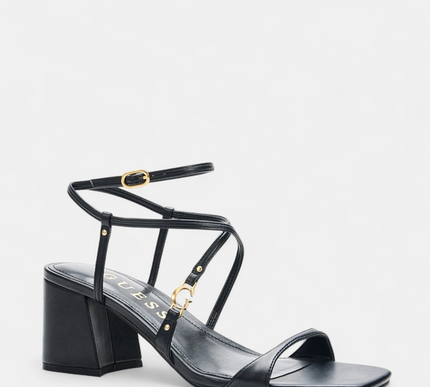 GUESS Galeon Sandals - BLACK