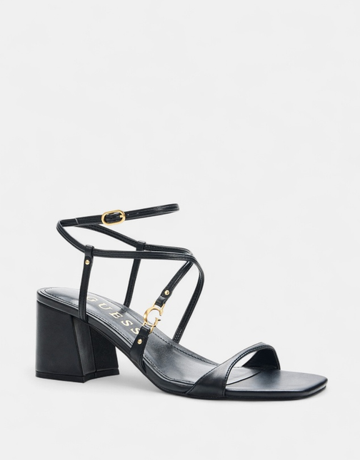 GUESS Galeon Sandals - BLACK