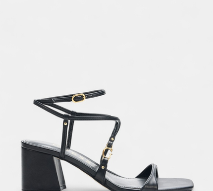 GUESS Galeon Sandals - BLACK