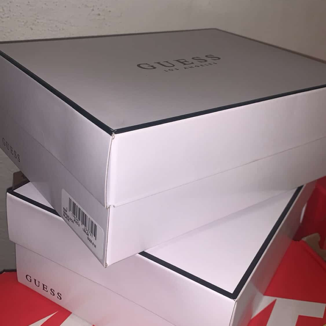 GUESS Galeon Sandals - BLACK