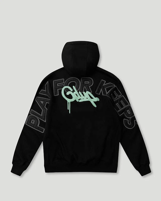 PFK/Handstyle Hoodie Black/Pastel Mint
