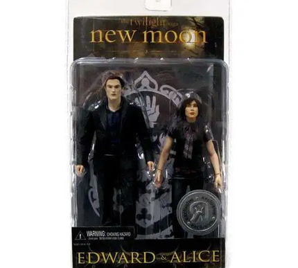 Twilight Saga New Moon Edward & Alice Action Figures New Sealed