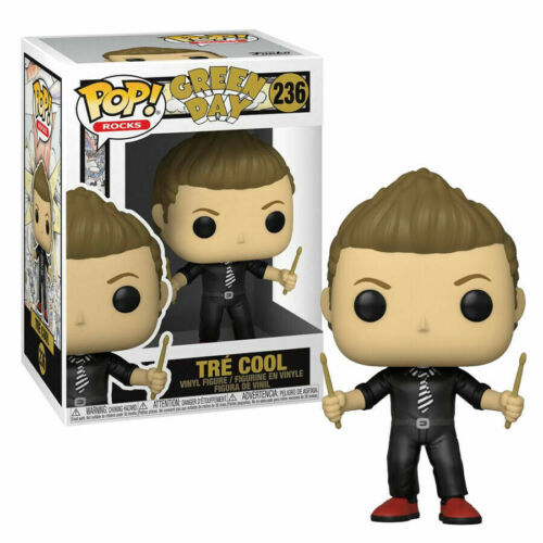 Tre cool #236 Pop! vinyl music funko + free case (damage)