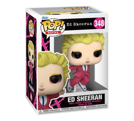 Ed sheeran #348 (diamond) Pop! vinyl music funko + free case (damage)