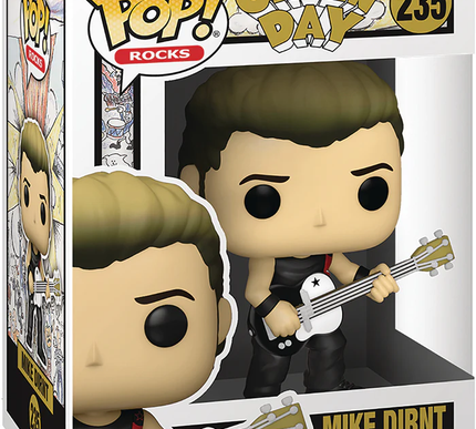 mike dirnt #235 Pop! vinyl music funko + free case (damage)