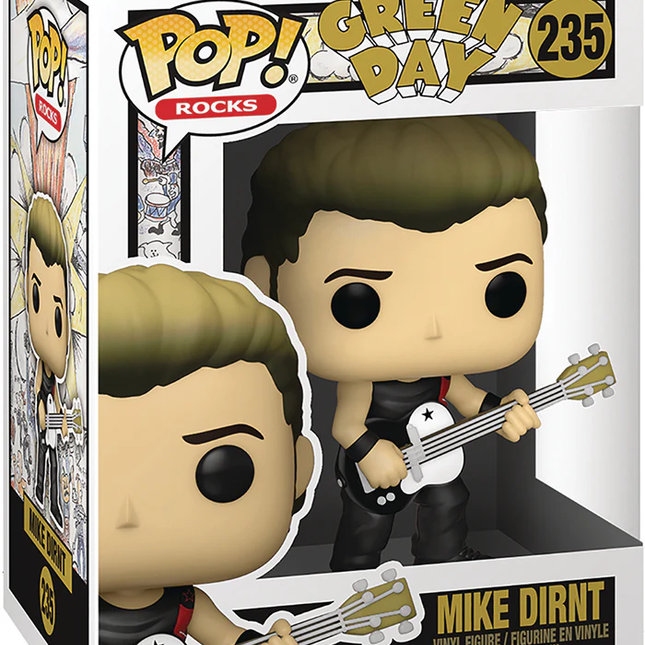 mike dirnt #235 Pop! vinyl music funko + free case (damage)