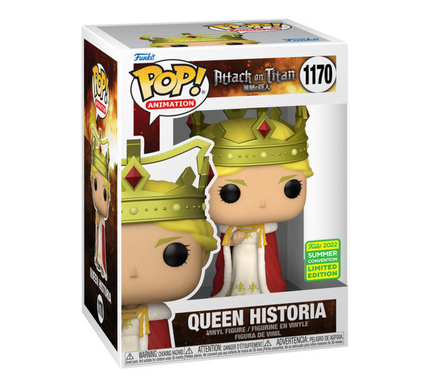 QUEEN HISTORIA Attack on Titan 2022 SDCC Funko POP! #1170 + free case