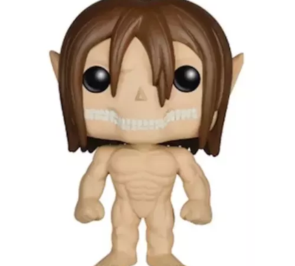 Eren Titan Form Funko Pop Vinyl 22, Attack On Titan + free case