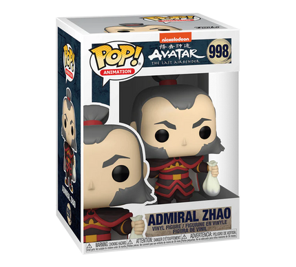 Avatar The Last Airbender Admiral Zhao Pop! Vinyl Figure #998 + free case