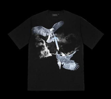 Trapstar Flying Birds Tee - Black