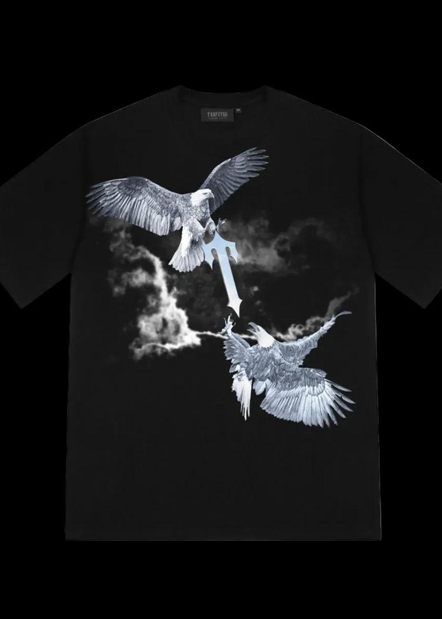 Trapstar Flying Birds Tee - Black