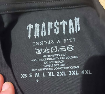 Trapstar Its a secret SS black TEE - Size M