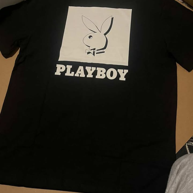PLAYBOY back white logo Tee - Medium