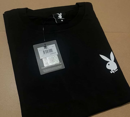 PLAYBOY back white logo Tee - Medium