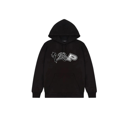 Trapstar TRP Hoodie - Black/Blackout Edition - Medium
