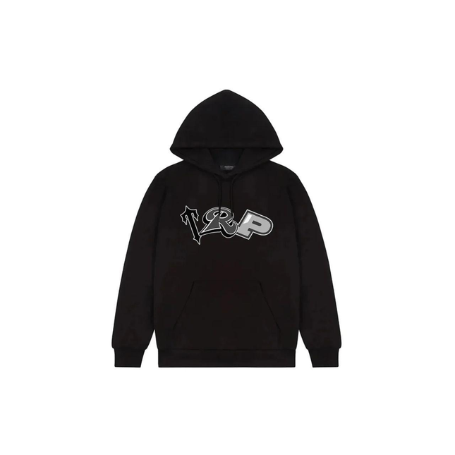 Trapstar TRP Hoodie - Black/Blackout Edition - Medium