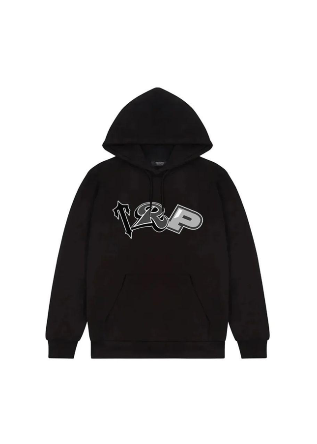 Trapstar TRP Hoodie - Black/Blackout Edition - Medium