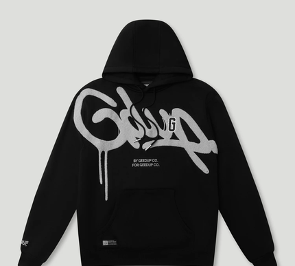 Geedup Handstyle G Hoodie Black/Light Grey