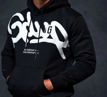 Geedup Handstyle G Hoodie Black/Light Grey