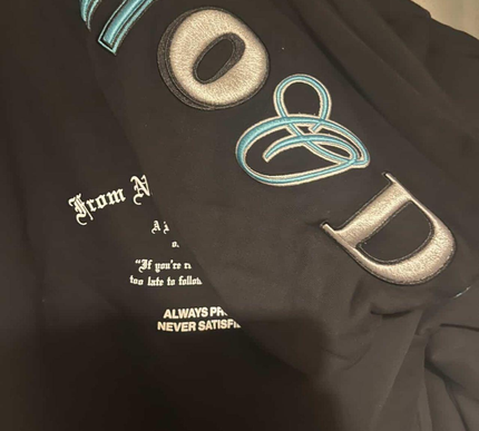 Hoodrich Heat V3 Full Zip Hoodie Blue - LARGE