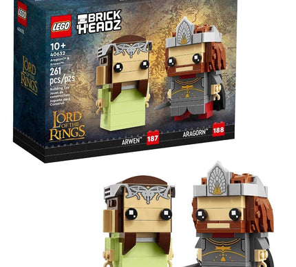 LEGO 40632 Brickheadz Aragorn & Arwen Set Lord of the Rings
